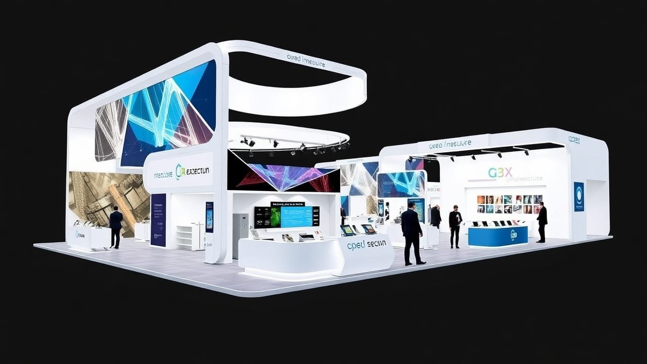 3D Fuar Standı Tasarımı