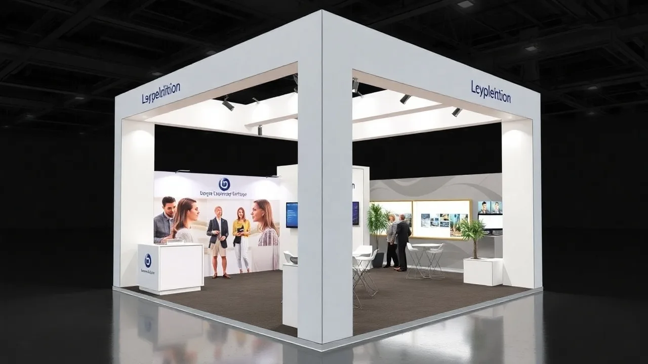 Hızlı Kurulum Fuar Standı 2 Taşınabilir Stand Seçenekleri